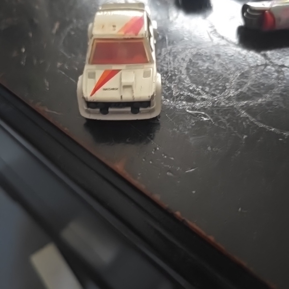 Classic White and Red Emergency Toy Vehicle